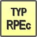 Piktogram - Typ: RPEc